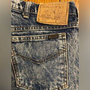 Vintage Roebuck Acid Washed jeans, size 34/30.5 inches, classic 5 pocket style